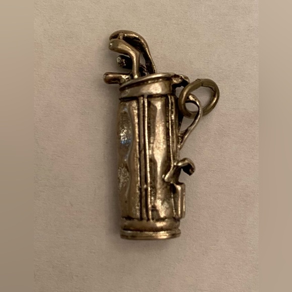 1960’s “Beau” Sterling Silver • Golf Clubs Charm • Vintage - Picture 4 of 13